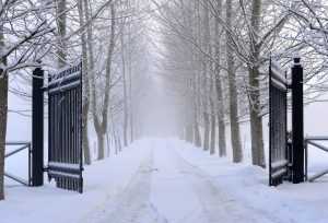 winter gate
